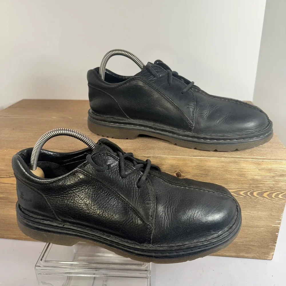Dr. Martens Split Toe 3 Eyelet Shoes Mens SZ 9US 42EU Air Cushioned Soles Black